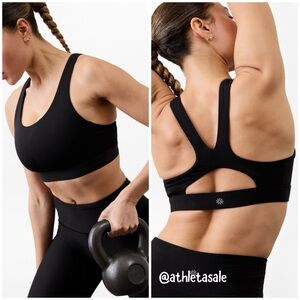 NWT Athleta Interval Sports Bra D-DD | Black